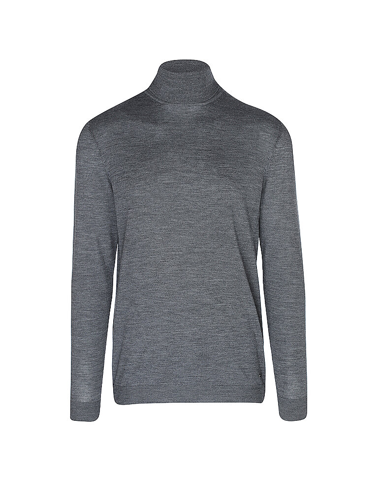 ROY ROBSON Rollkragenpullover grau | L