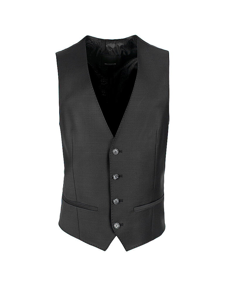 ROY ROBSON Anzugweste Slim Fit schwarz | 56