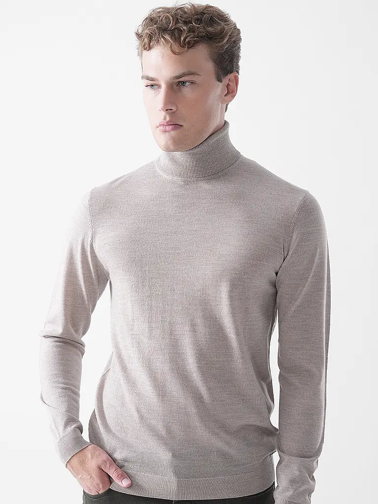 ROY ROBSON | Rollkragenpullover  | beige