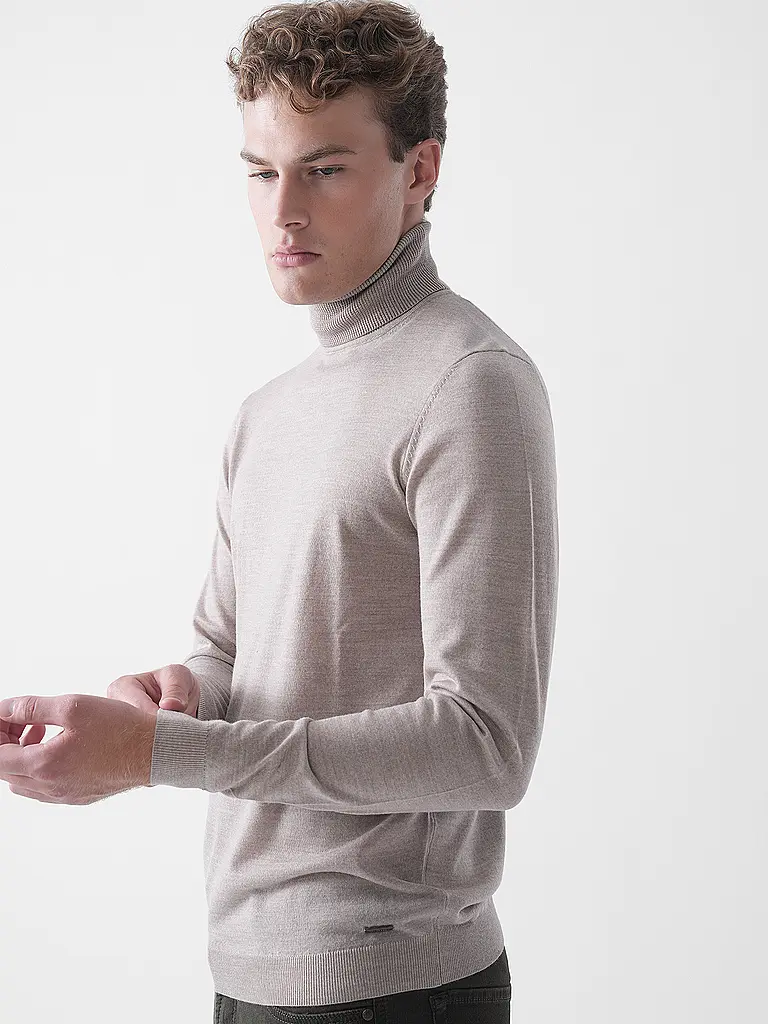 ROY ROBSON | Rollkragenpullover  | beige