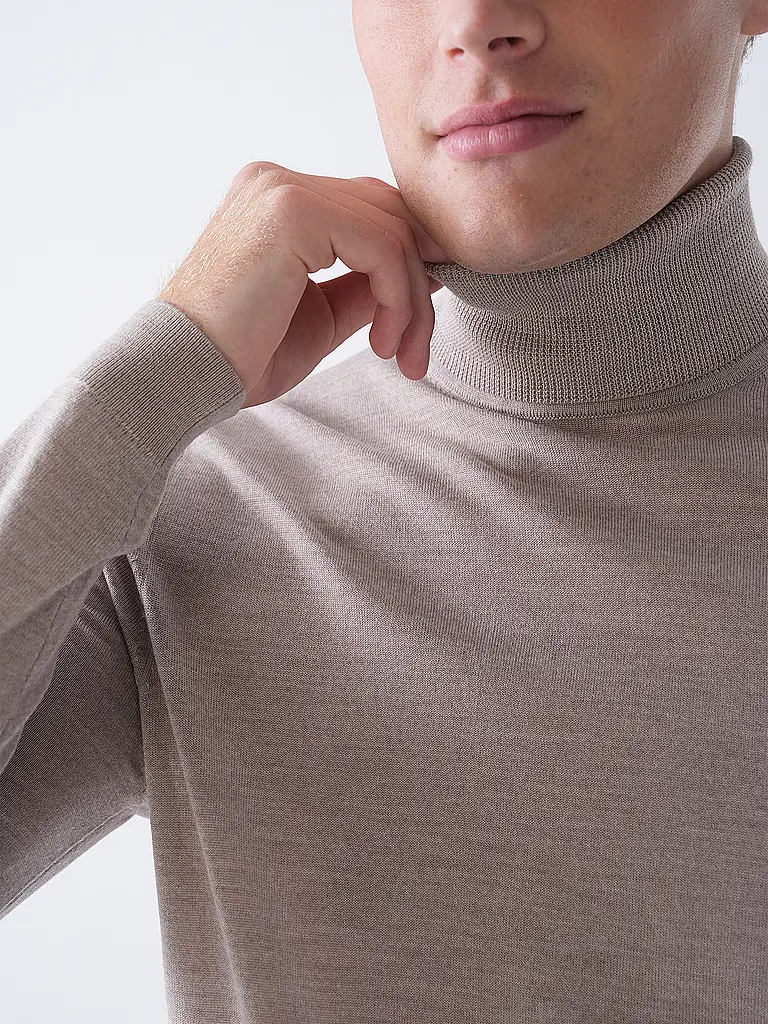 ROY ROBSON | Rollkragenpullover  | beige
