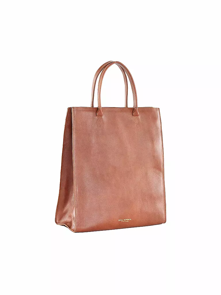 ROYAL REPUBLIQ | Ledertasche - Tote Bag MEL | braun