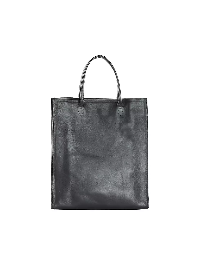 ROYAL REPUBLIQ | Ledertasche - Tote Bag MEL | schwarz