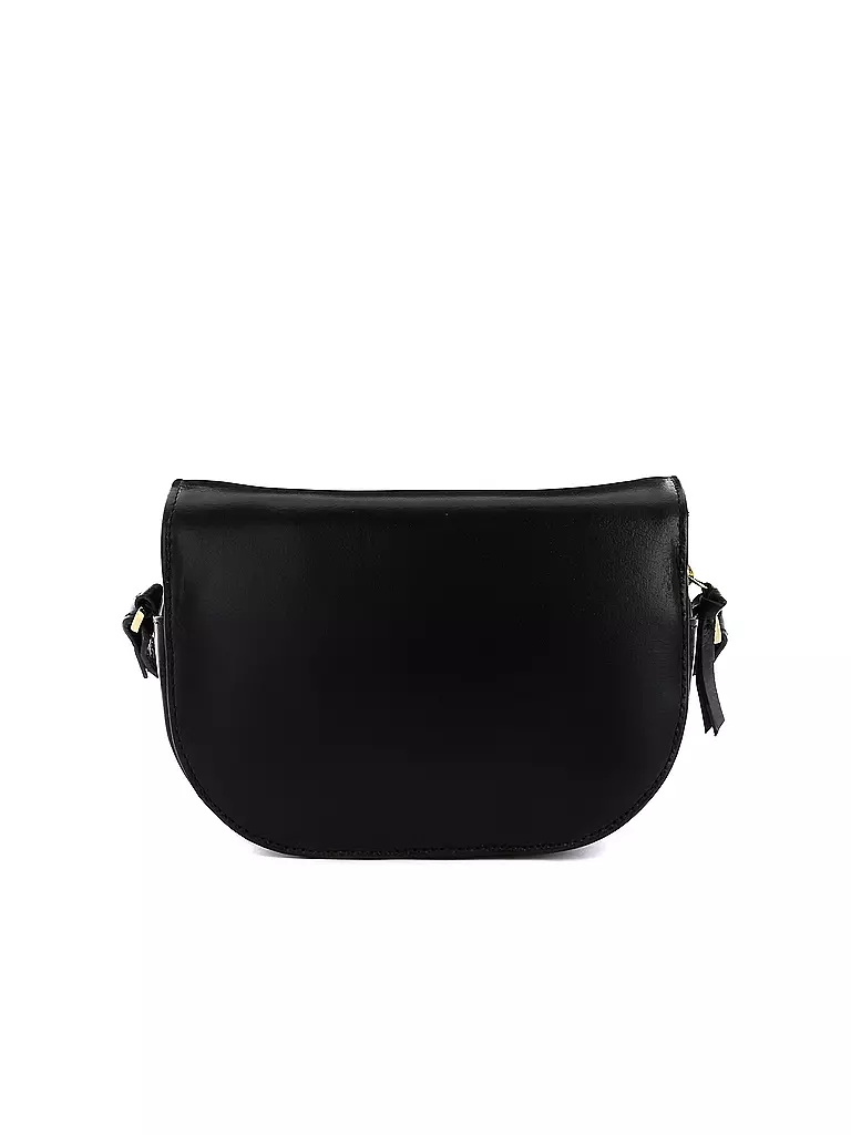 ROYAL REPUBLIQ | Ledertasche - Umhängetasche RAF CURVE  | schwarz
