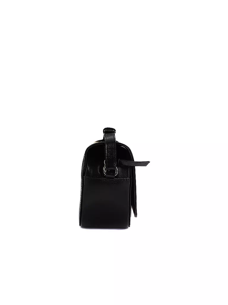 ROYAL REPUBLIQ | Ledertasche - Umhängetasche RAF CURVE  | schwarz