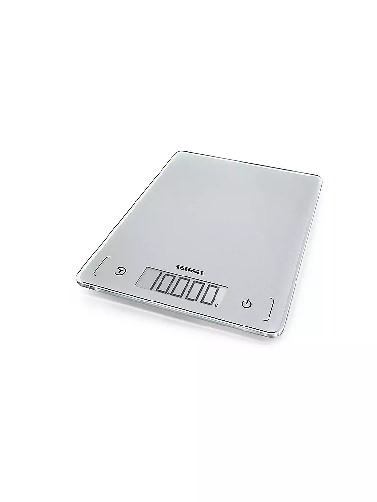 SÖHNLE | Digitale Küchenwaage Page Comfort 300 Slim 10kg | silber