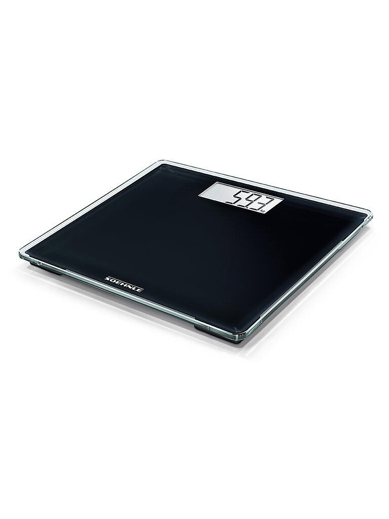 SÖHNLE | Digitale Personenwaage Style Sense Compact 100 Schwarz | schwarz