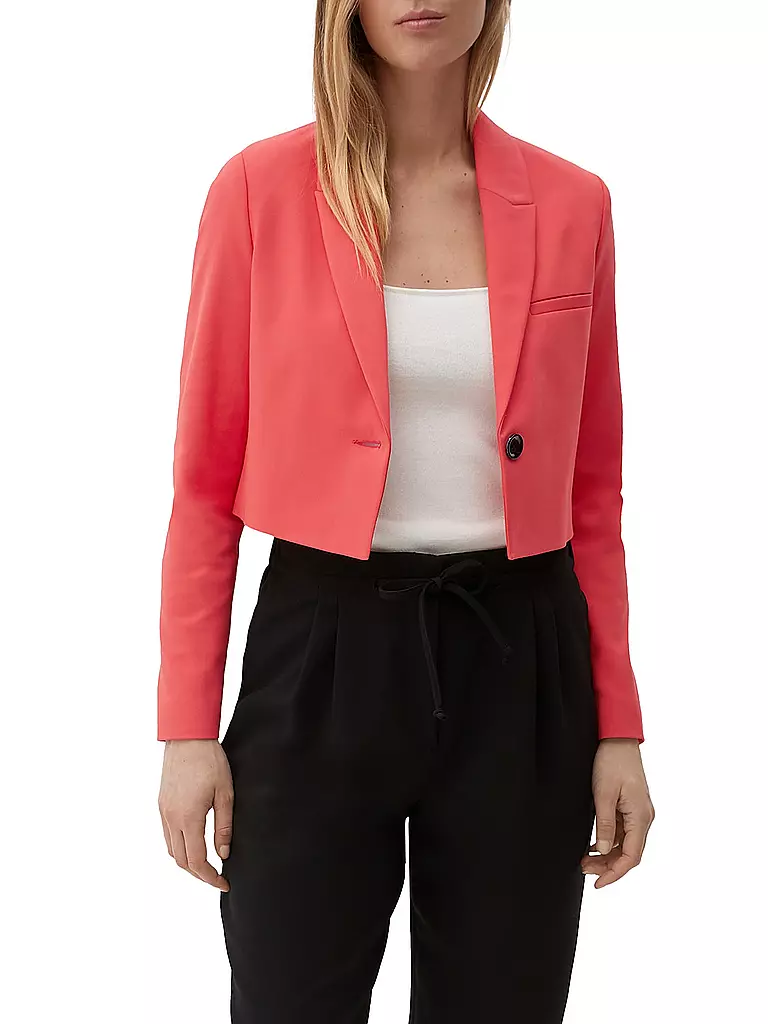 S.OLIVER BLACK LABEL | Blazer Cropped Fit | koralle