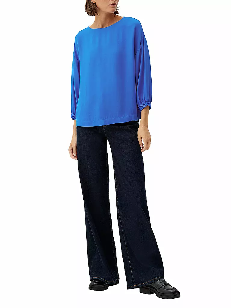 S.OLIVER BLACK LABEL | Bluse 3/4-Arm | blau