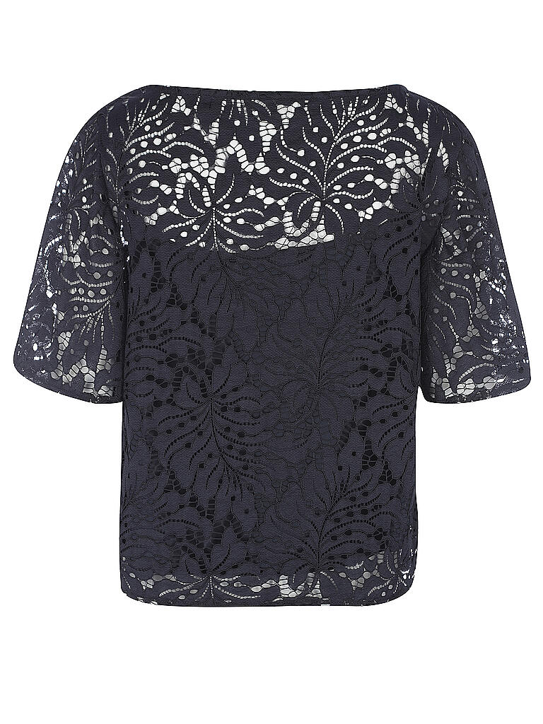 S.OLIVER BLACK LABEL | Bluse mit Spitze | blau