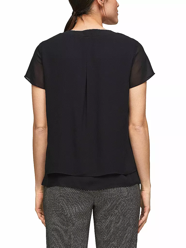S.OLIVER BLACK LABEL | Blusenshirt | schwarz