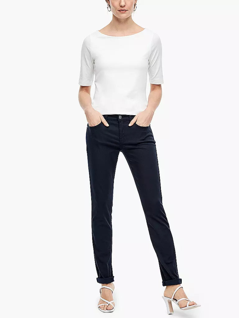 S.OLIVER BLACK LABEL | Hose Skinny Fit " Sienna " | schwarz