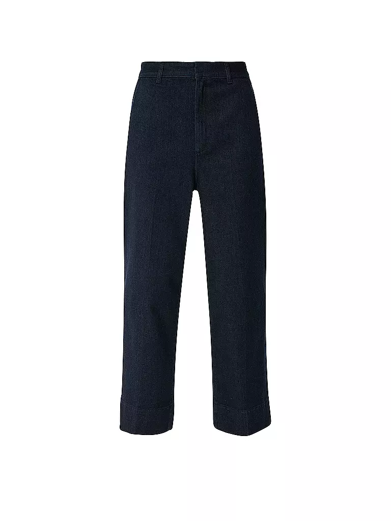 S.OLIVER BLACK LABEL | Jeans Wide Leg 7/8 | dunkelblau