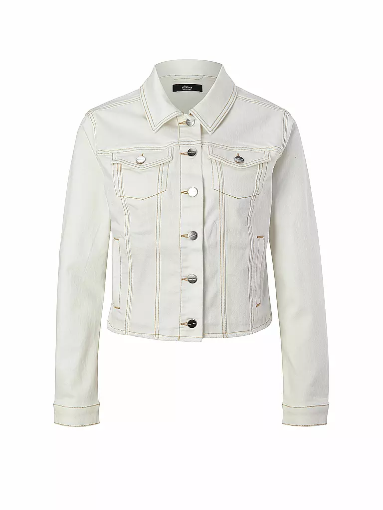 S.OLIVER BLACK LABEL | Jeansjacke | creme