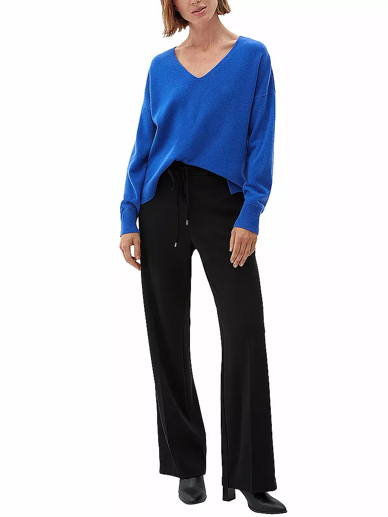 S.OLIVER BLACK LABEL | Kaschmir Pullover  | blau