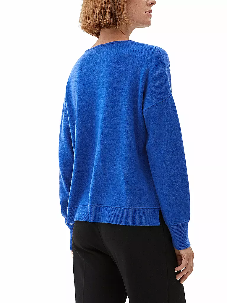 S.OLIVER BLACK LABEL | Kaschmir Pullover  | blau