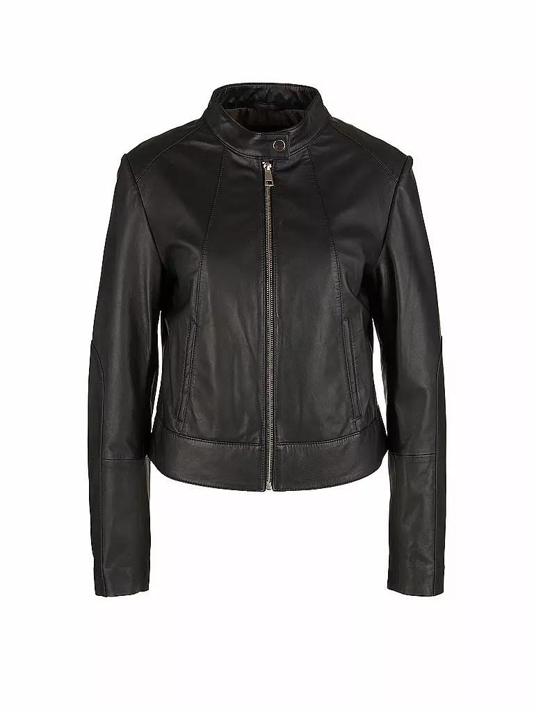 S.OLIVER BLACK LABEL | Lederjacke | schwarz