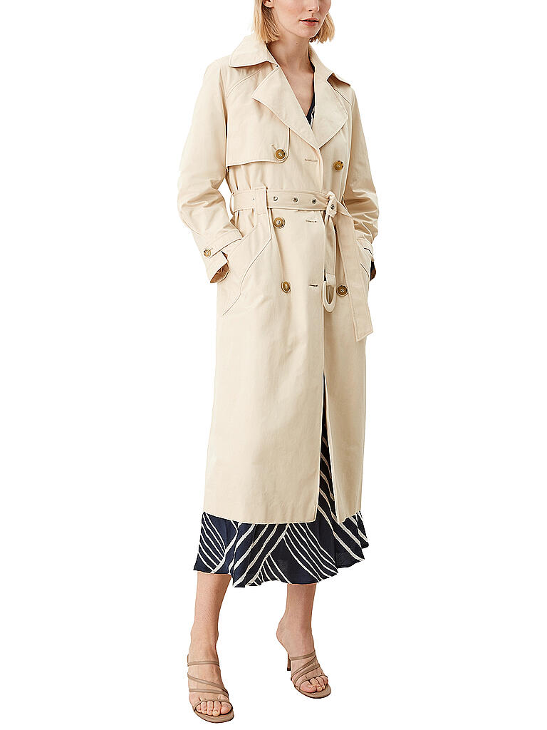 S.OLIVER BLACK LABEL | Mantel - Trenchcoat | gelb