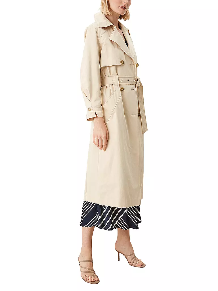 S.OLIVER BLACK LABEL | Mantel - Trenchcoat | gelb