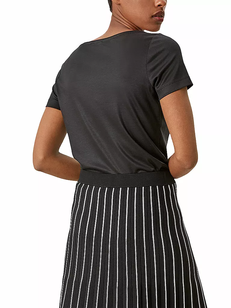 S.OLIVER BLACK LABEL | T-Shirt Slim Fit  | schwarz