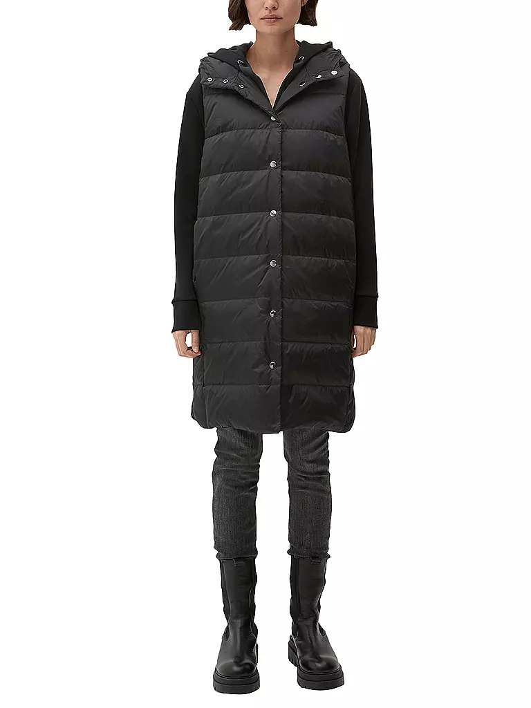 S.OLIVER BLACK LABEL | Wende-Steppgilet | schwarz