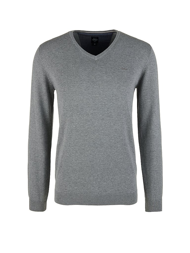 S.OLIVER Pullover grau | XL