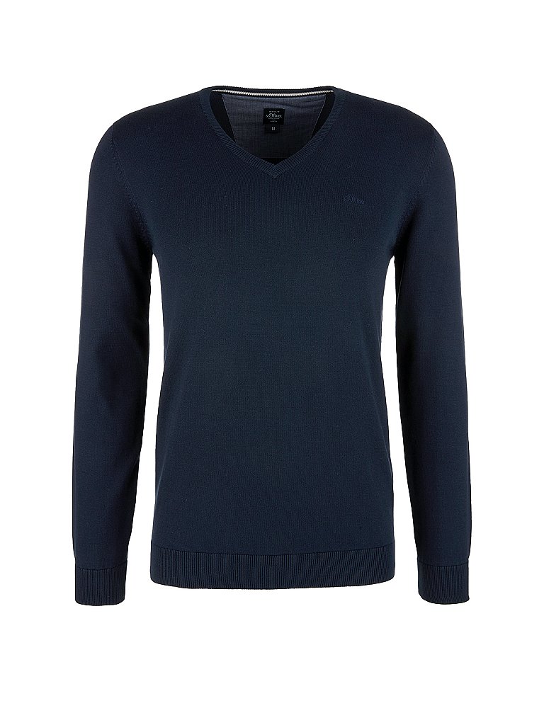 S.OLIVER Pulllover blau | XL