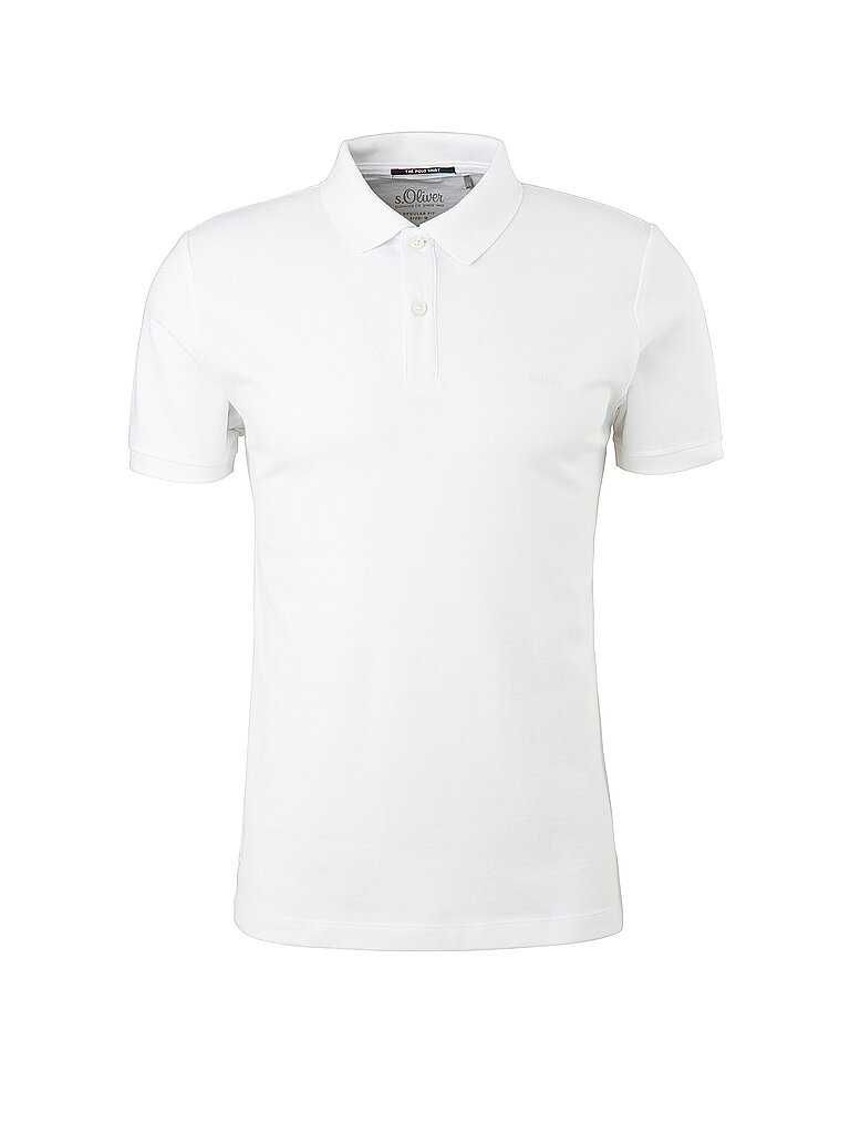 S.OLIVER Poloshirt weiß | XXXL