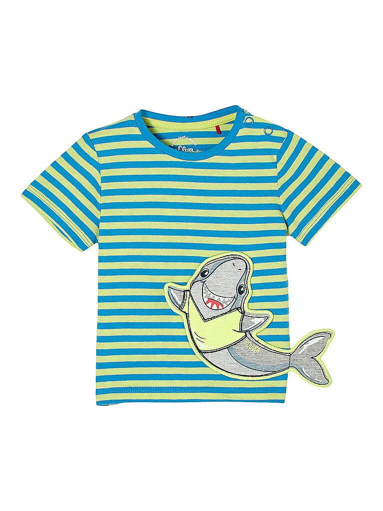 S.OLIVER Jungen Baby T Shirt  türkis | 80