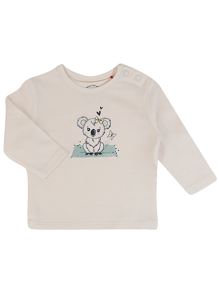 S.OLIVER Mädchen Langarmshirt  weiß | 80