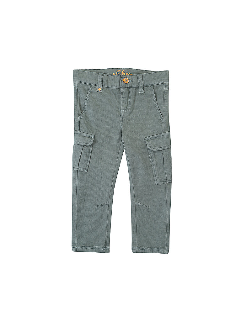 S.OLIVER Jungen Cargohose  dunkelgrün | 116