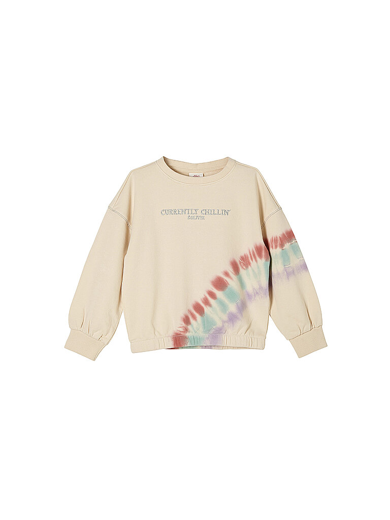 S.OLIVER Mädchen Sweater  creme | 116-122