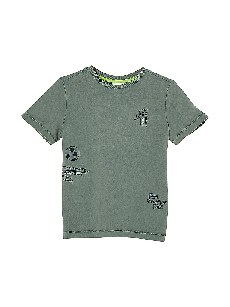 S.OLIVER Jungen T-Shirt dunkelgrün | 116-122