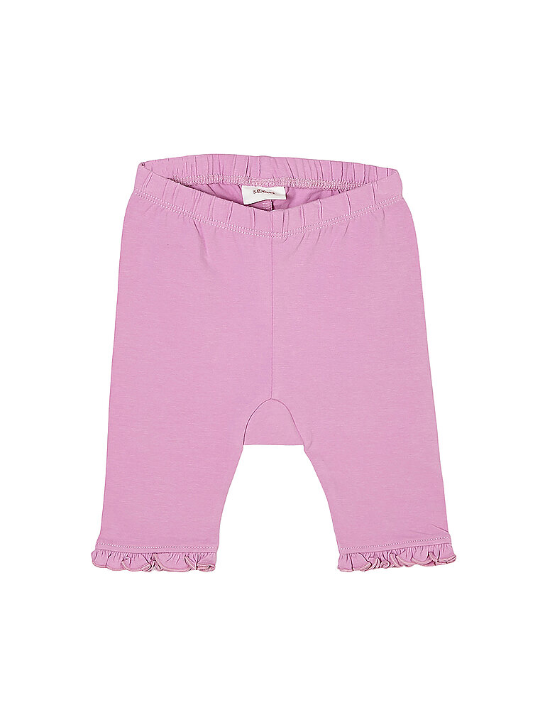 S.OLIVER Baby Mädchen Leggings 3/4 rosa | 62