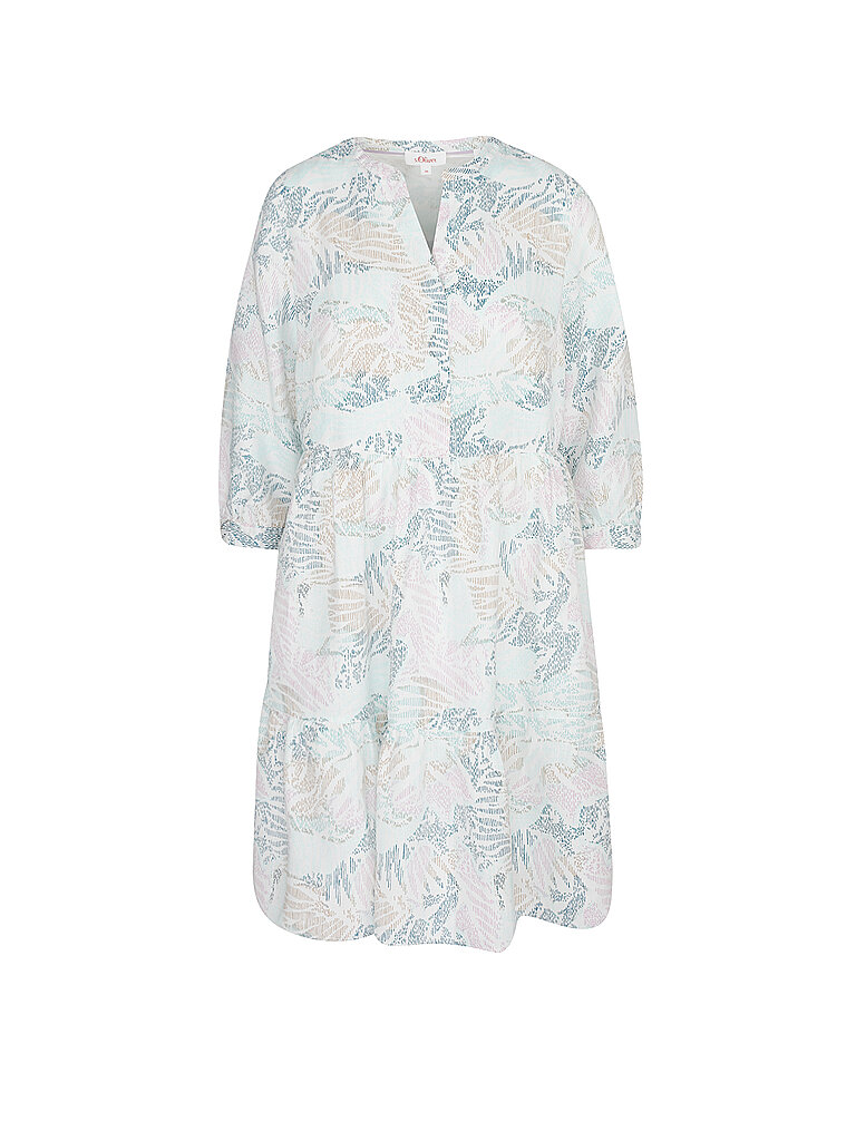 S.OLIVER Leinenkleid  creme | 40