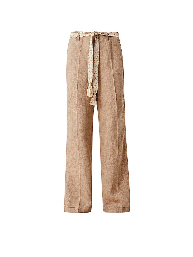 S.OLIVER Leinenhose Regular Fit Camel | 38/L32