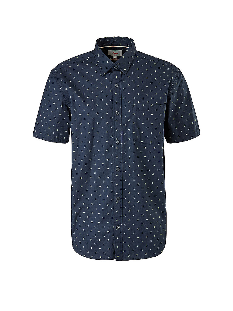 S.OLIVER Hemd Regular Fit blau | XXL