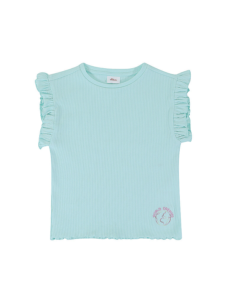 S.OLIVER Mädchen T Shirt  türkis | 116-122