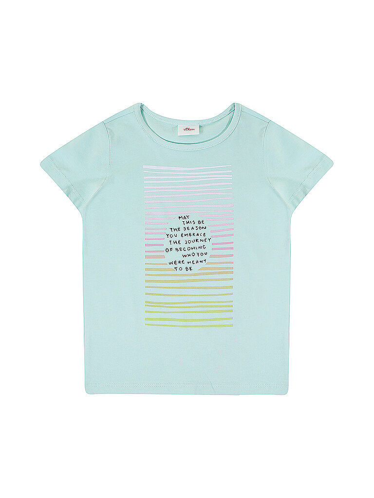 S.OLIVER Mädchen T-Shirt türkis | 128-134