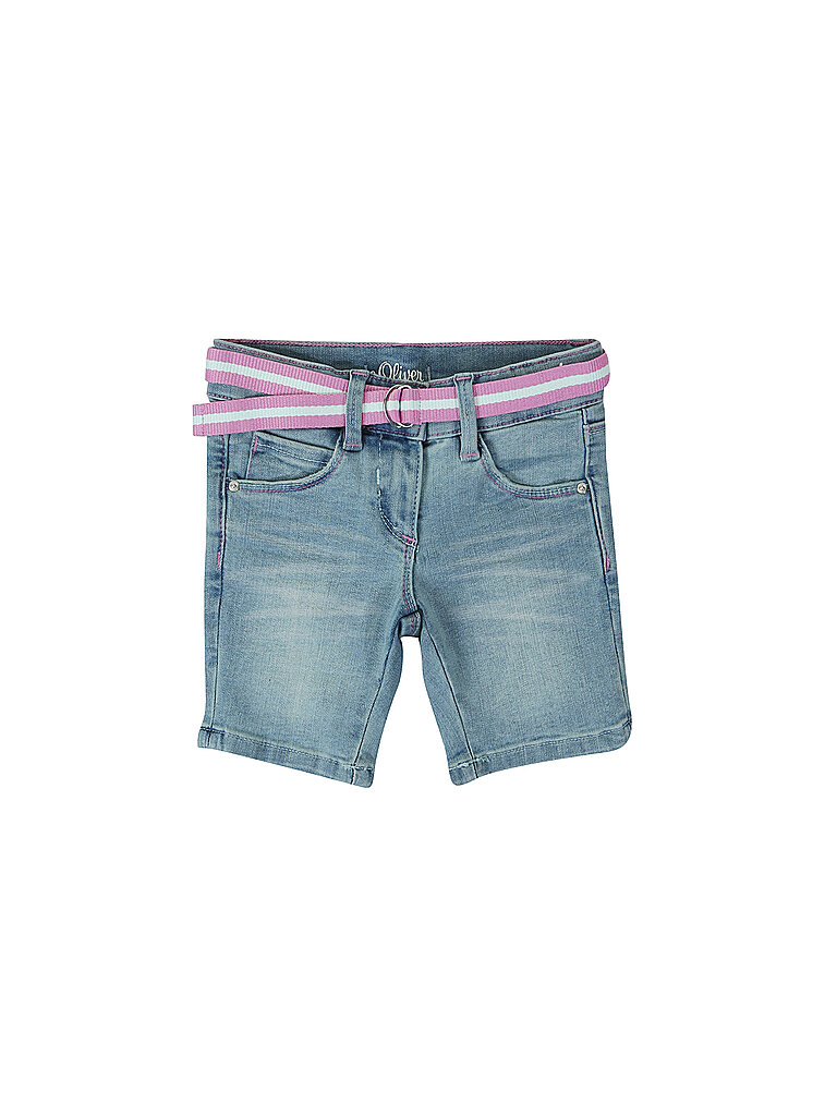 S.OLIVER Mädchen Bermudashorts hellblau | 110