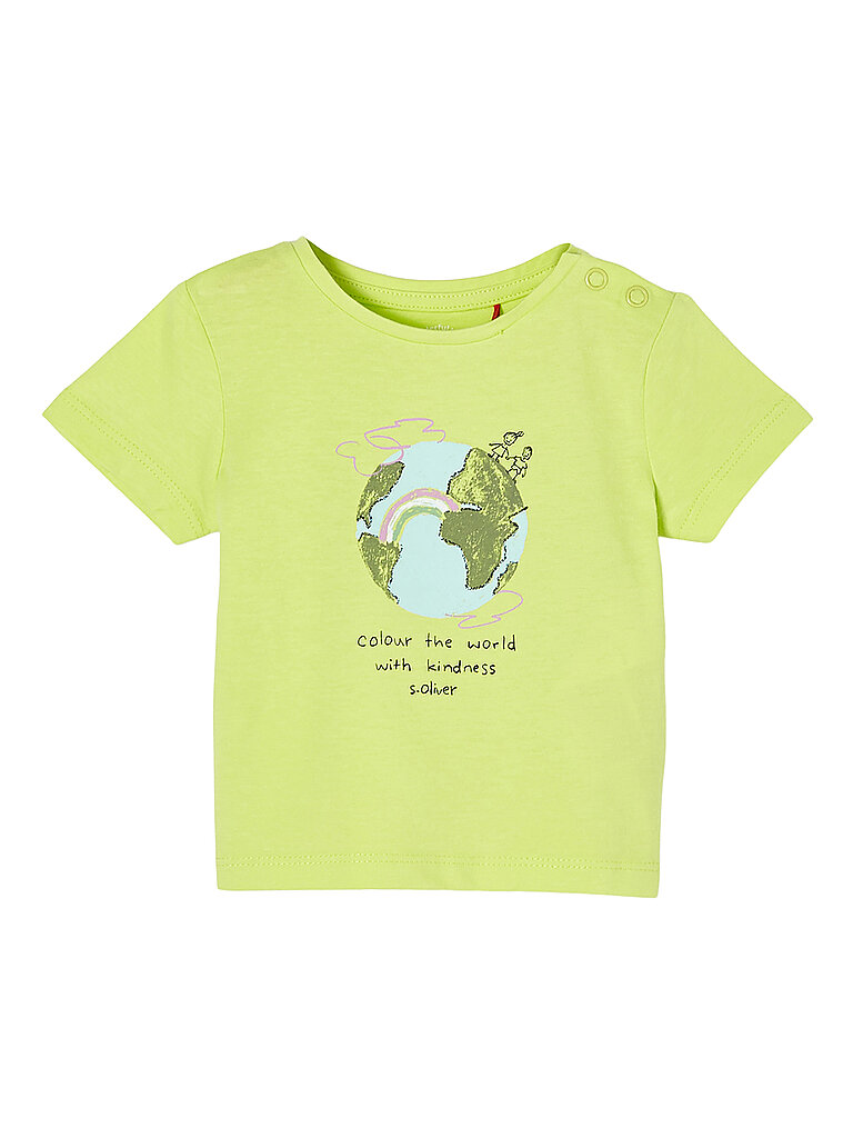 S.OLIVER Mädchen T Shirt  gelb | 86