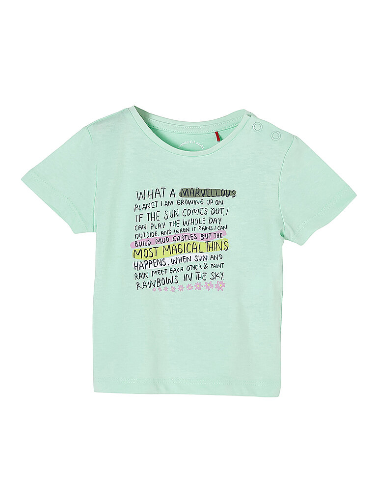 S.OLIVER Mädchen T Shirt  türkis | 62