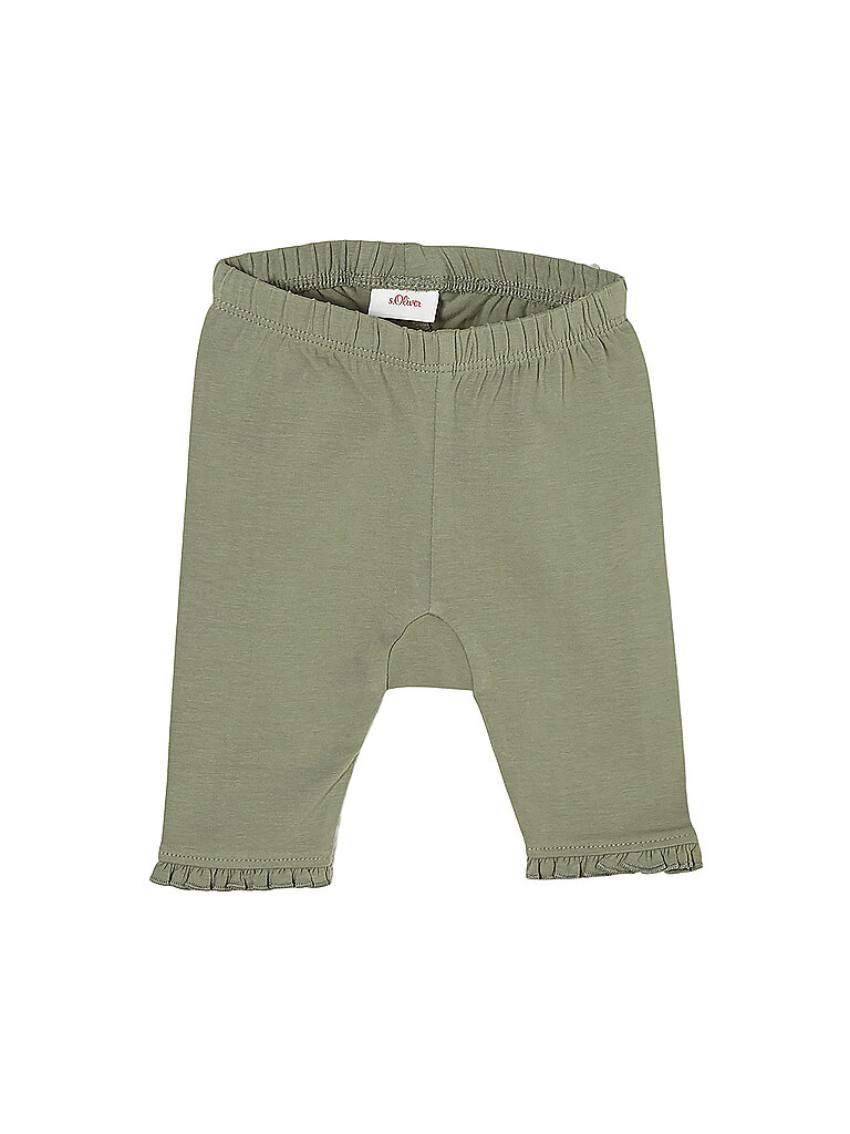 S.OLIVER Baby Mädchen Leggings 3/4 olive | 62