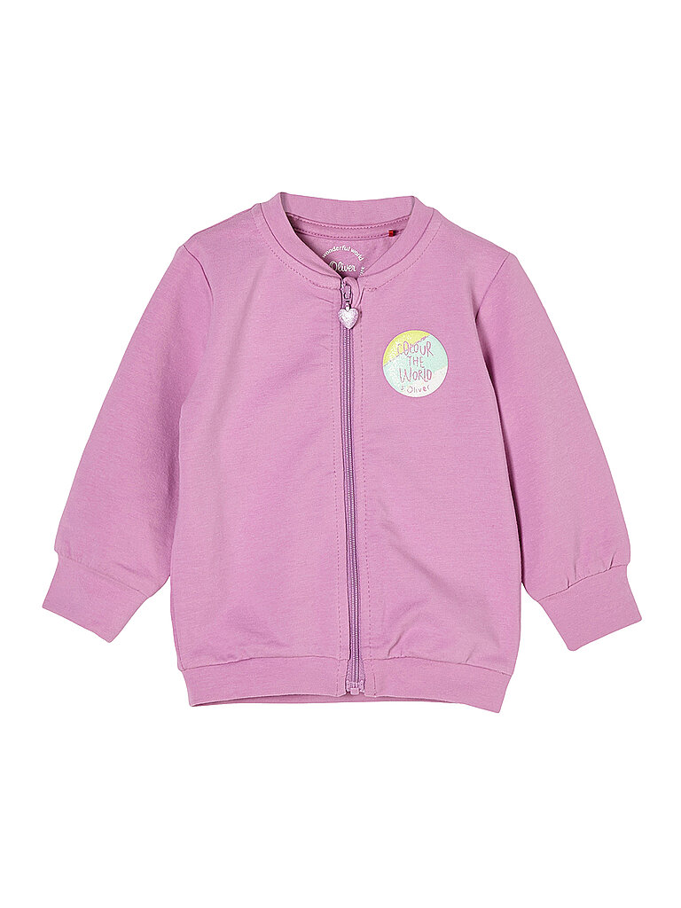 S.OLIVER Baby Mädchen Sweatjacke rosa | 68