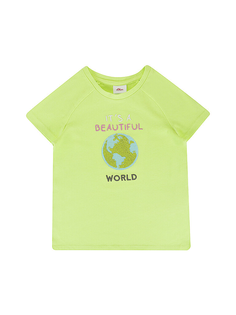 S.OLIVER Mädchen T Shirt  gelb | 140