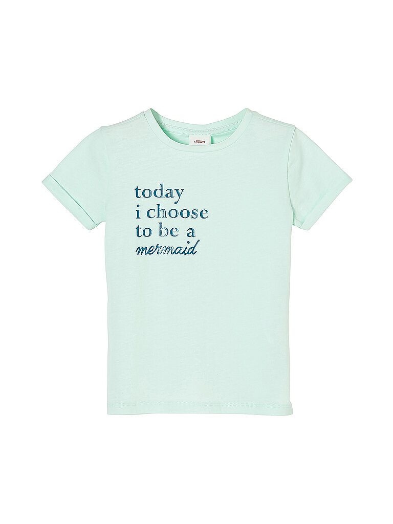 S.OLIVER Mädchen T-Shirt hellblau | 104-110