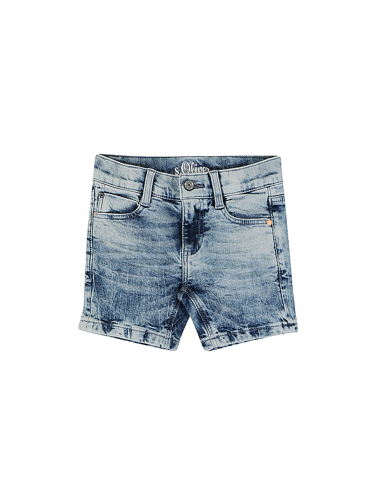 S.OLIVER Jungen Jeansshort Brad blau | 110