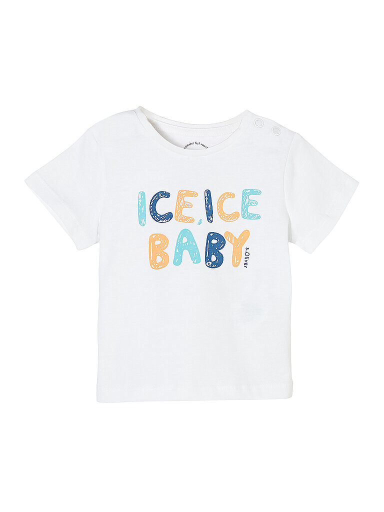 S.OLIVER Baby Jungen T-Shirt weiß | 92