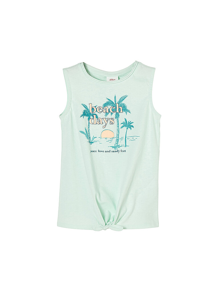 S.OLIVER Mädchen Top hellblau | 116-122