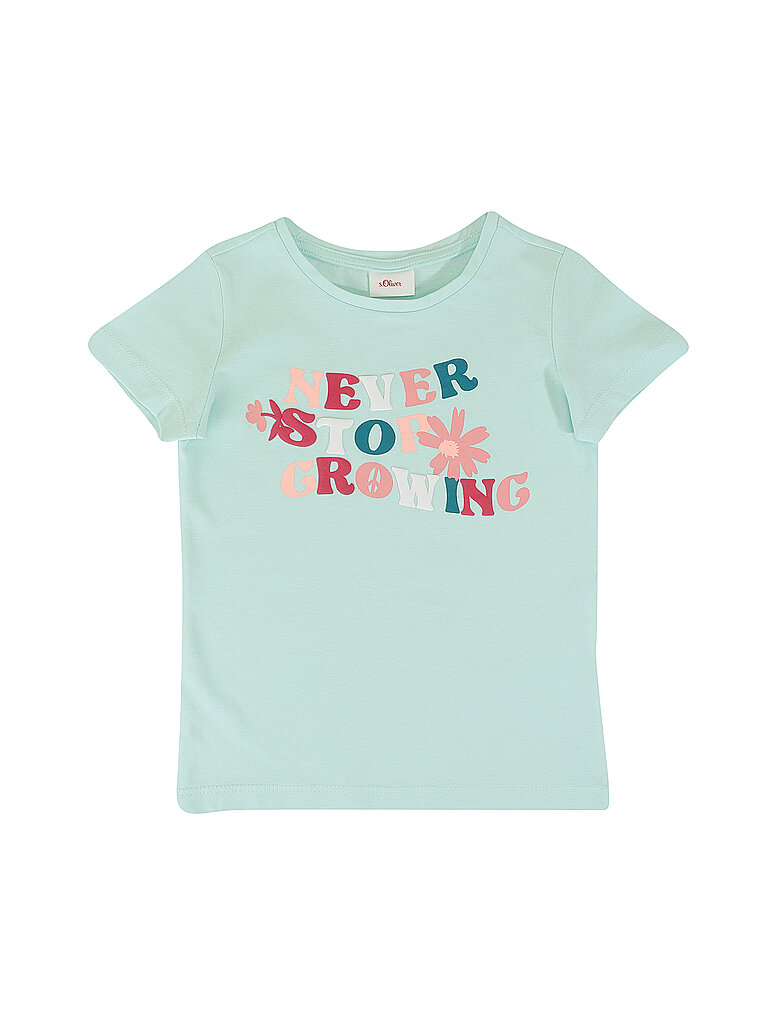 S.OLIVER Mädchen T-Shirt türkis | 140